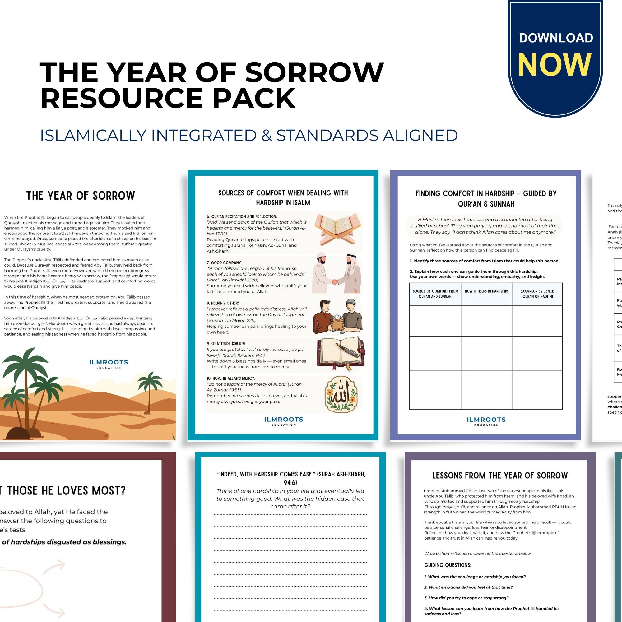 The Year of Sorrow | ʿĀm al-Ḥuzn Seerah Study | Ages 12+ | 12 Pages