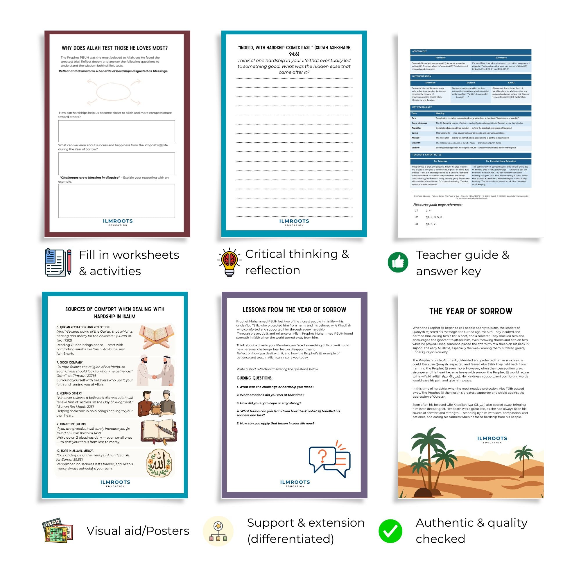The Year of Sorrow | ʿĀm al-Ḥuzn Seerah Study | Ages 12+ | 12 Pages